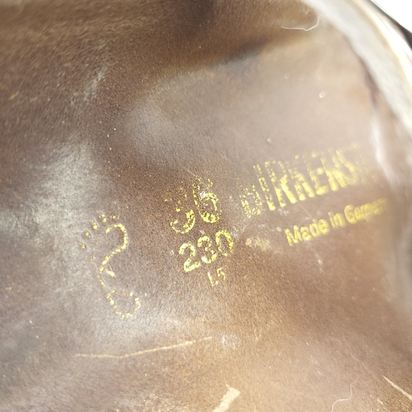 Birkenstock Gizeh Silver Birk-Flor Sandals Slip On Flip Flop Shoes Size 36 US 5 - Picture 5 of 6